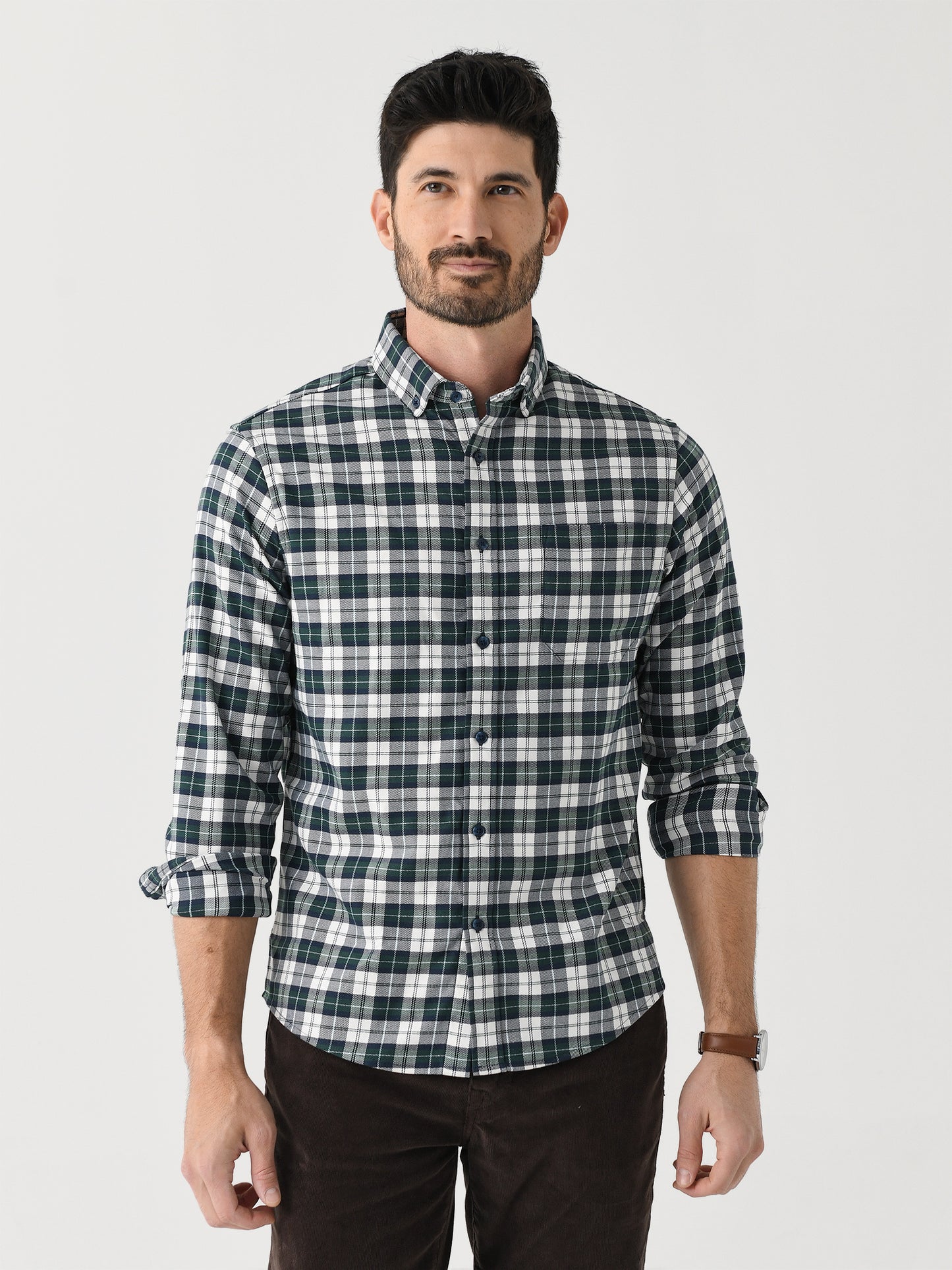 Mizzen+Main Men's Trim City Flannel Twill - Saint Bernard