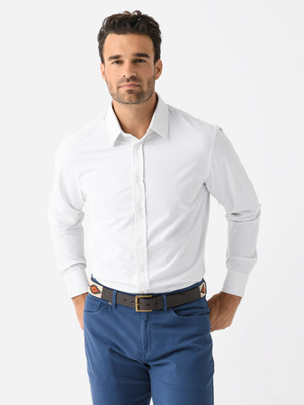Mizzen+Main Men's Trim Leeward Formal Dress Shirt Saint Bernard Mizzen+Main Men's Trim Leeward Formal Dress Shirt Saint Bernard