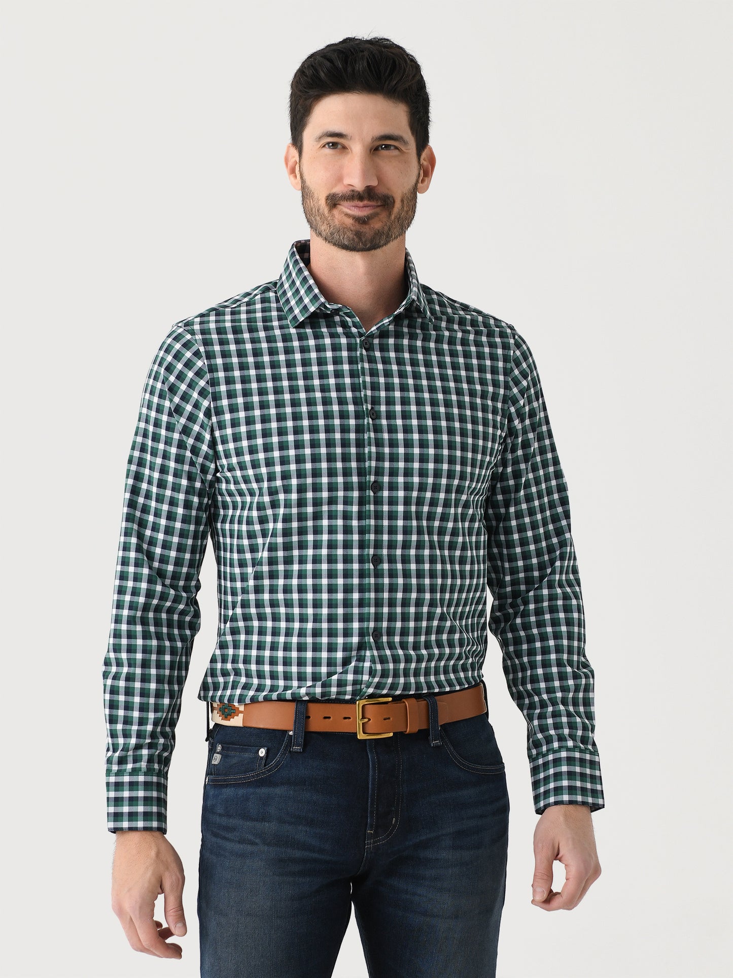 Mizzen+Main Men's Trim Leeward Dress Shirt - Saint Bernard