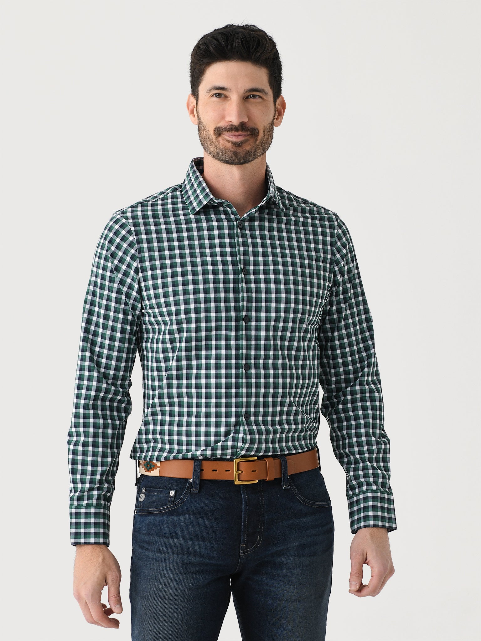 Mizzen+Main Men's Trim Leeward Dress Shirt - Saint Bernard