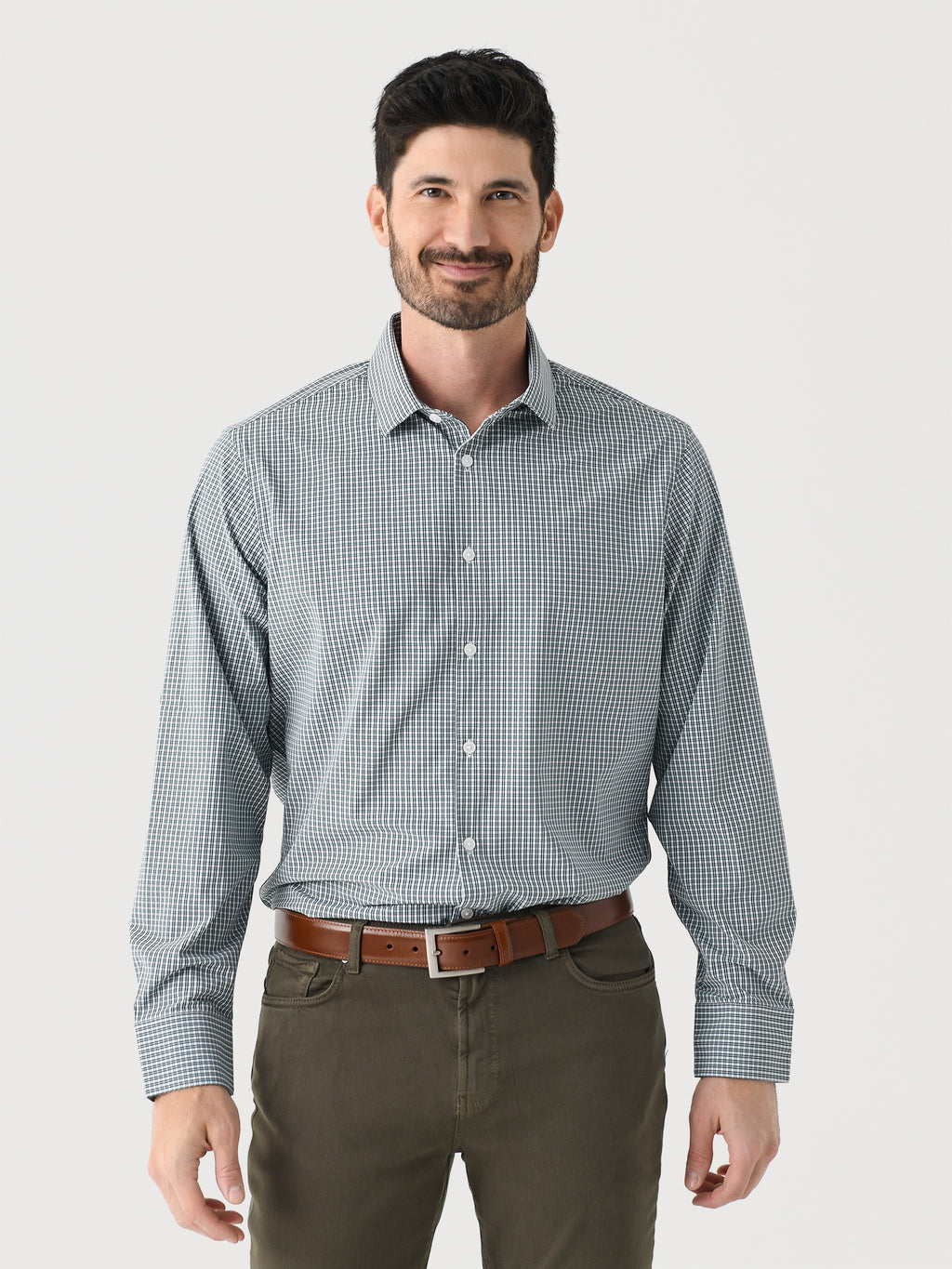Mizzen+Main Men's Trim Leeward Dress Shirt - Saint Bernard