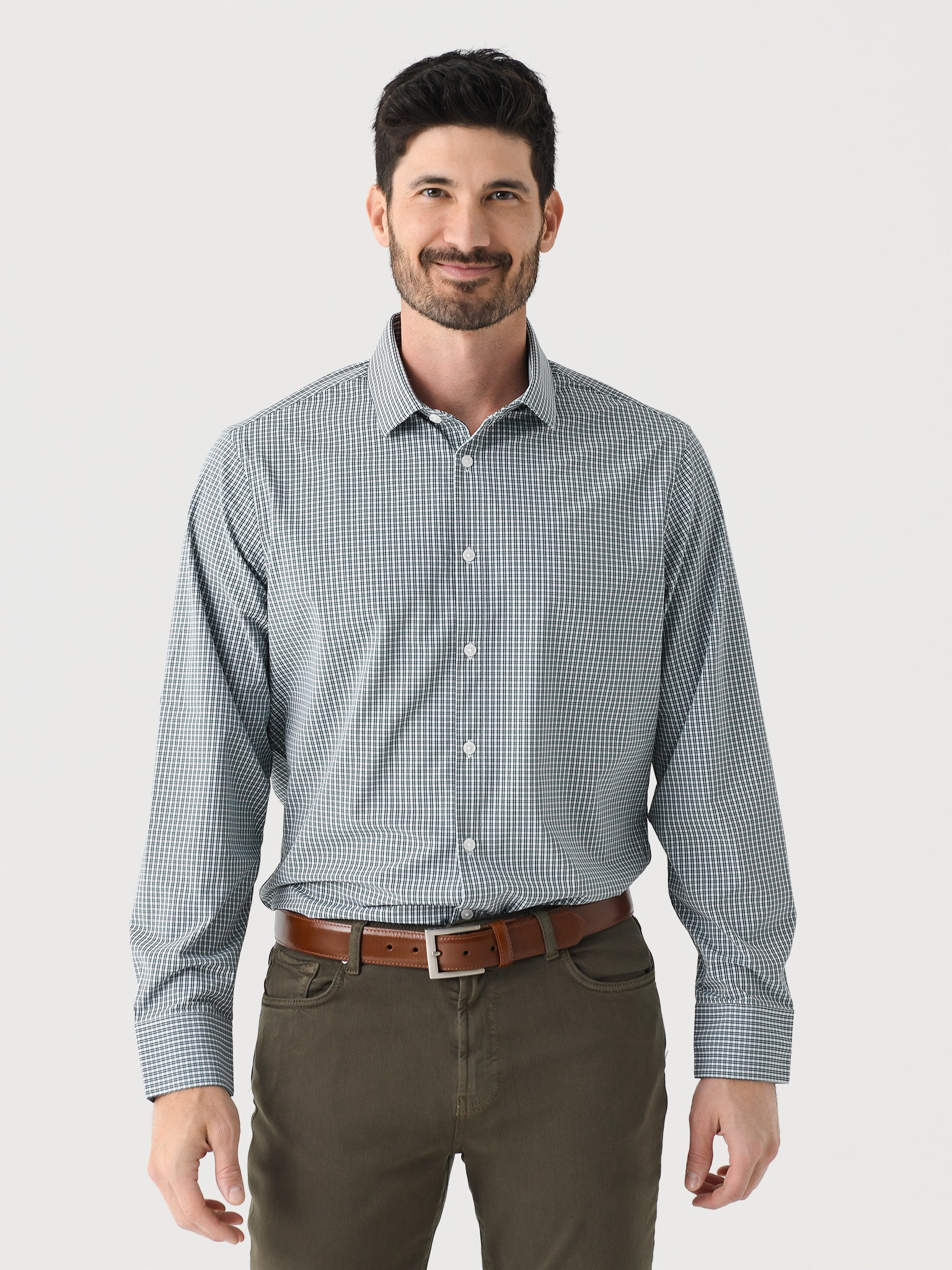 Mizzen+Main Men's Trim Leeward Dress Shirt - Saint Bernard