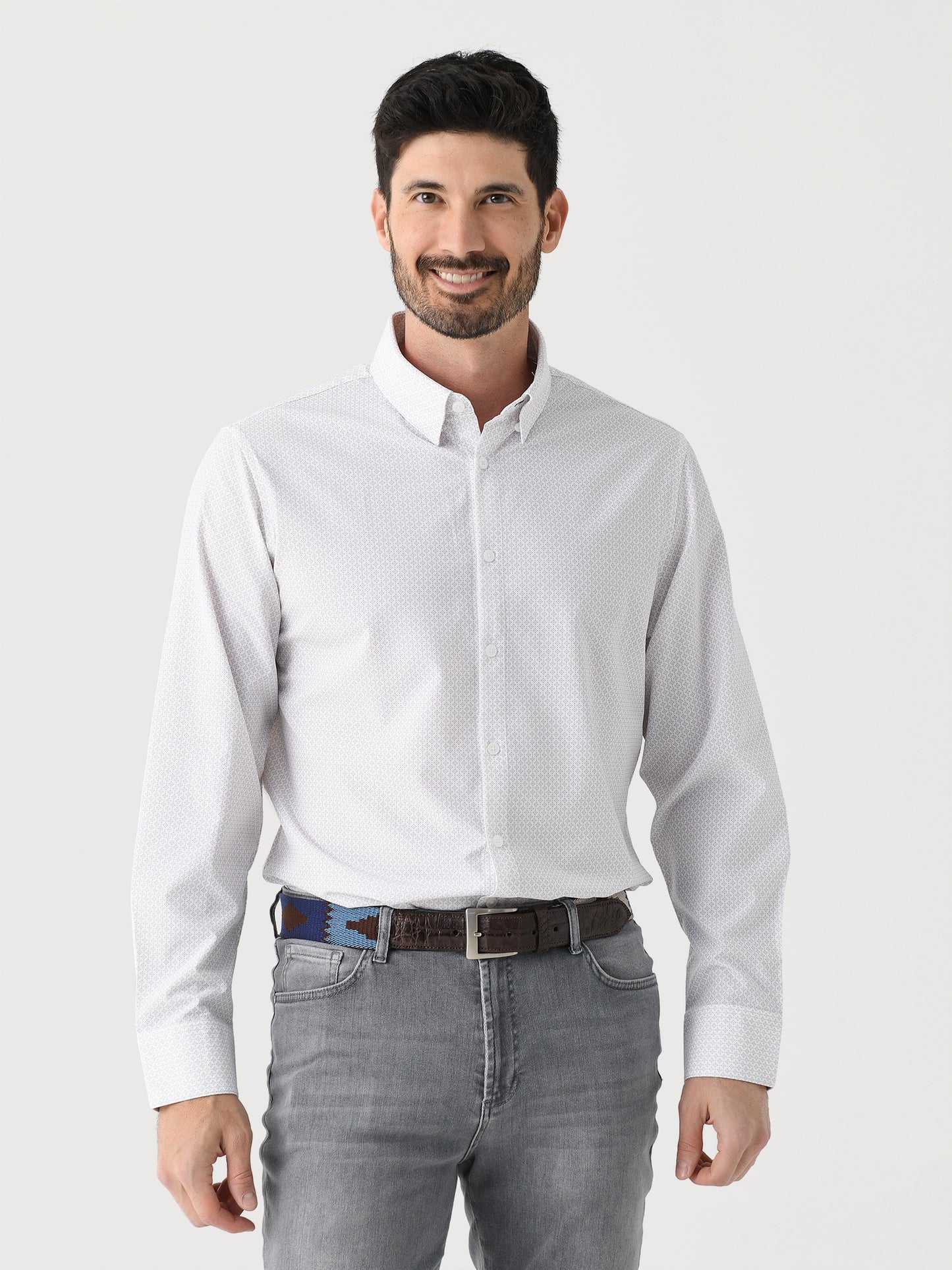 Mizzen+Main Men's Trim Leeward Dress Shirt - Saint Bernard