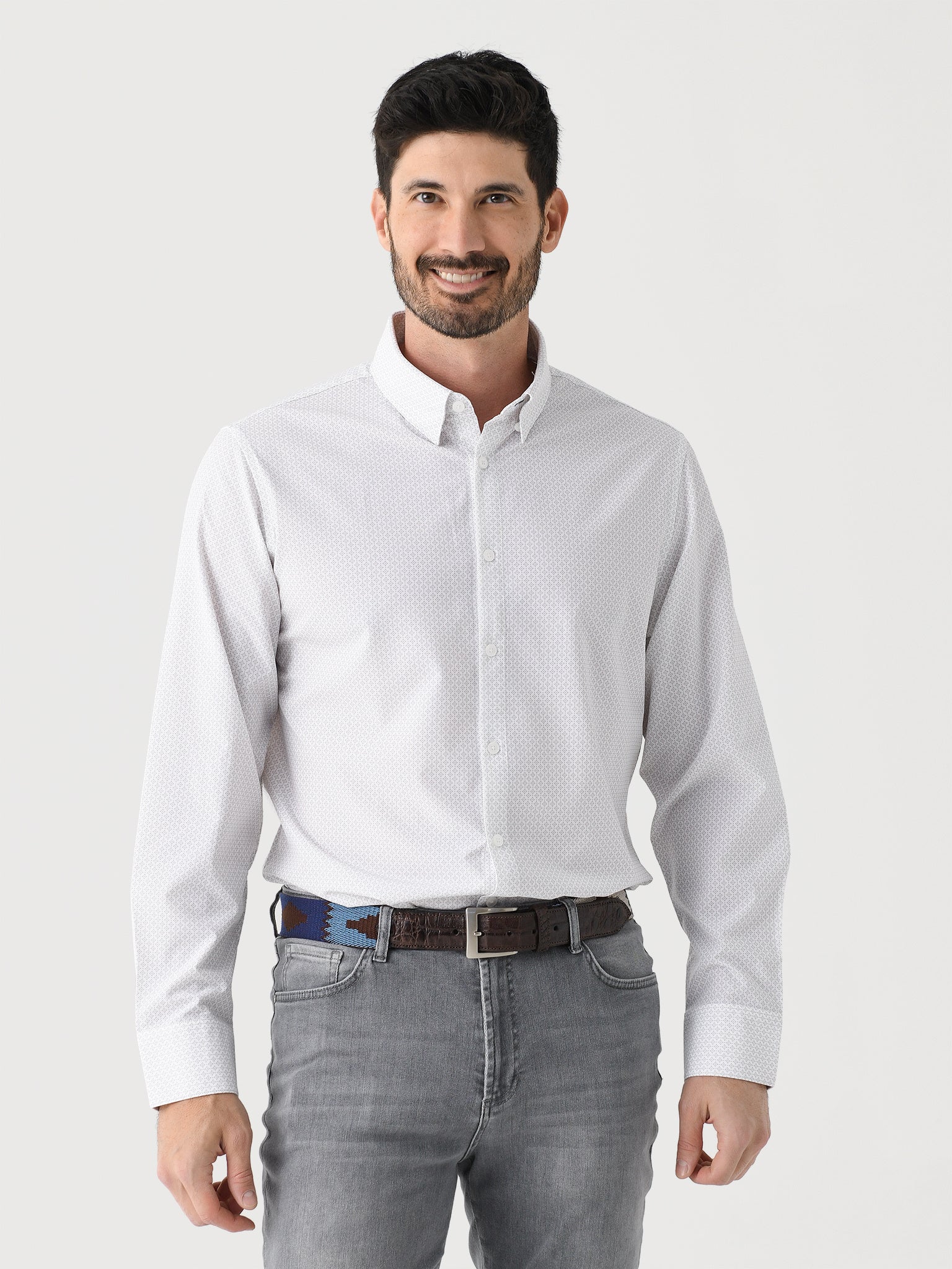 Mizzen+Main Men's Trim Leeward Dress Shirt - Saint Bernard