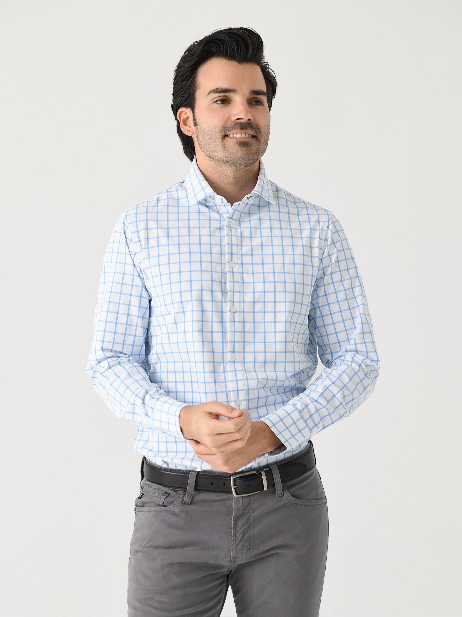 Mizzen+Main Men's Trim Leeward Dress Shirt - Saint Bernard
