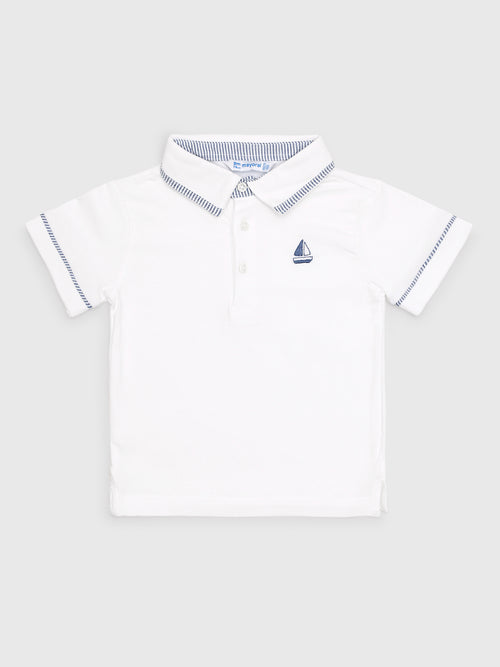 Mayoral Baby Boys' Sailboat Polo Shirt