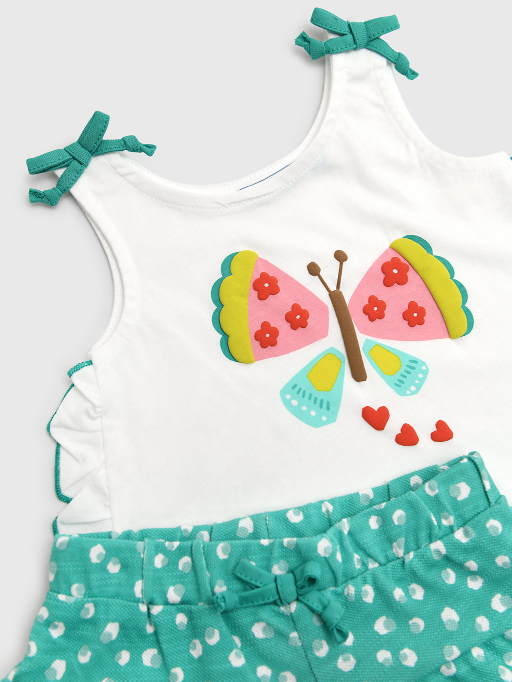 Mayoral Baby Girls' Printed Short Set - Saint Bernard