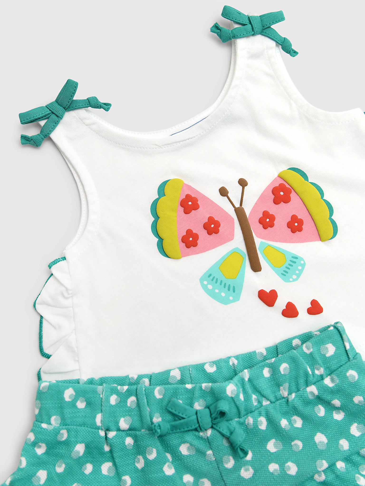 Mayoral Baby Girls' Printed Short Set - Saint Bernard