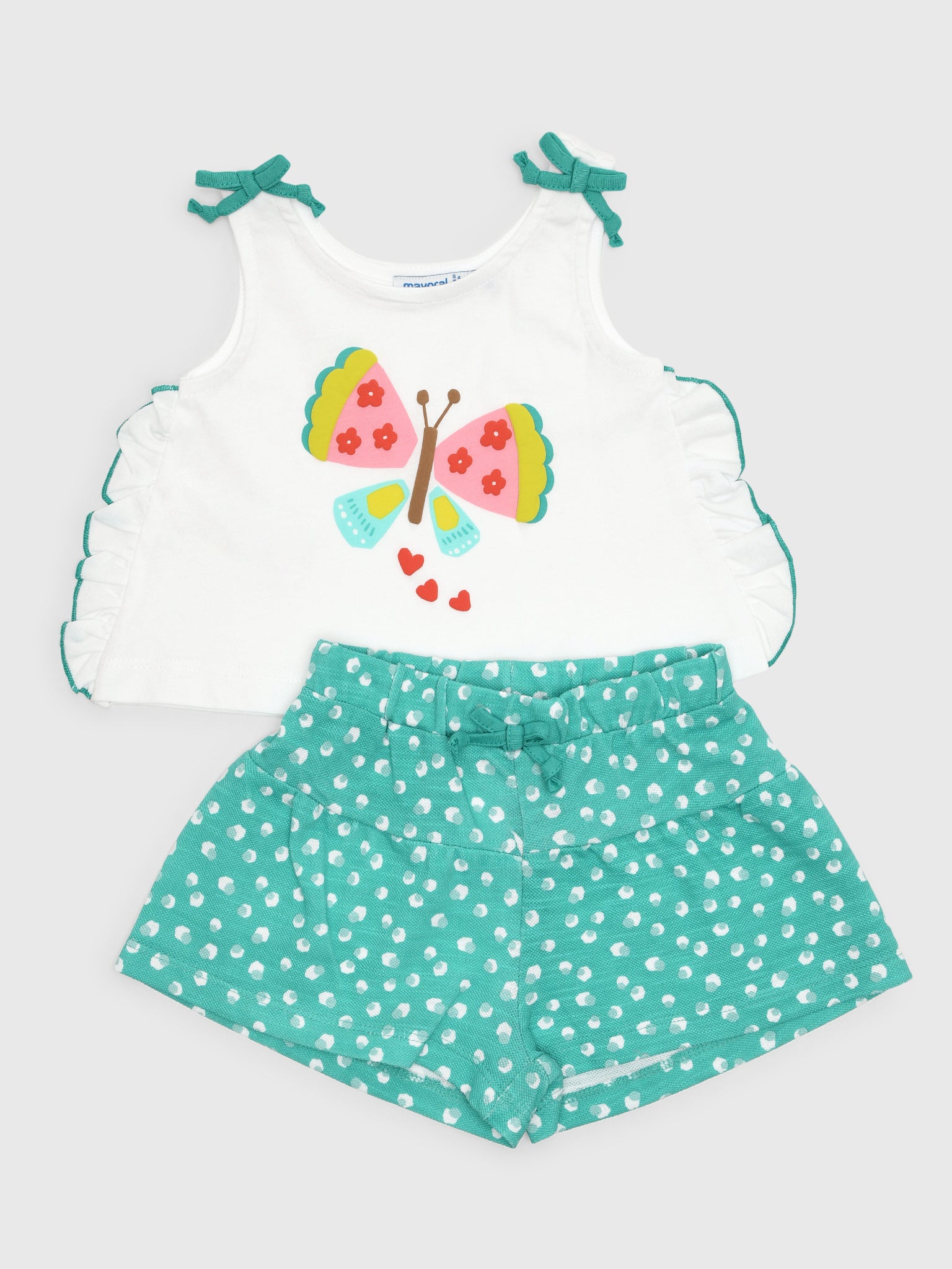 Mayoral Baby Girls' Printed Short Set - Saint Bernard