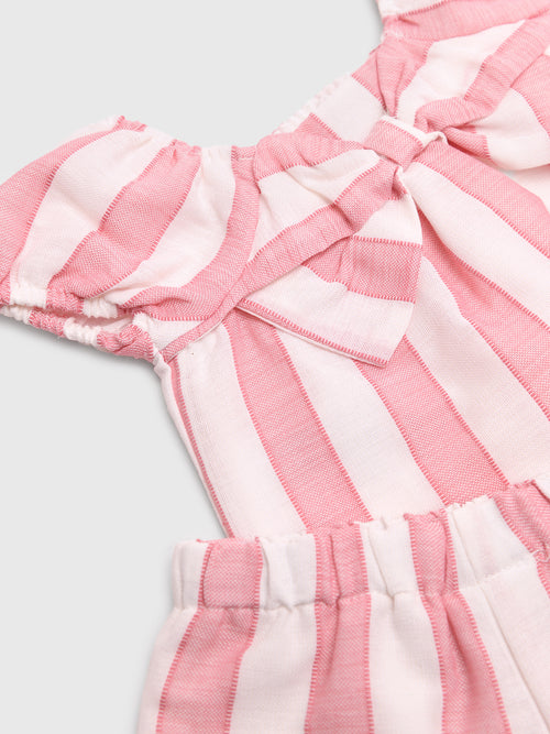 Mayoral Baby Girls' Striped Shirt & Short Set