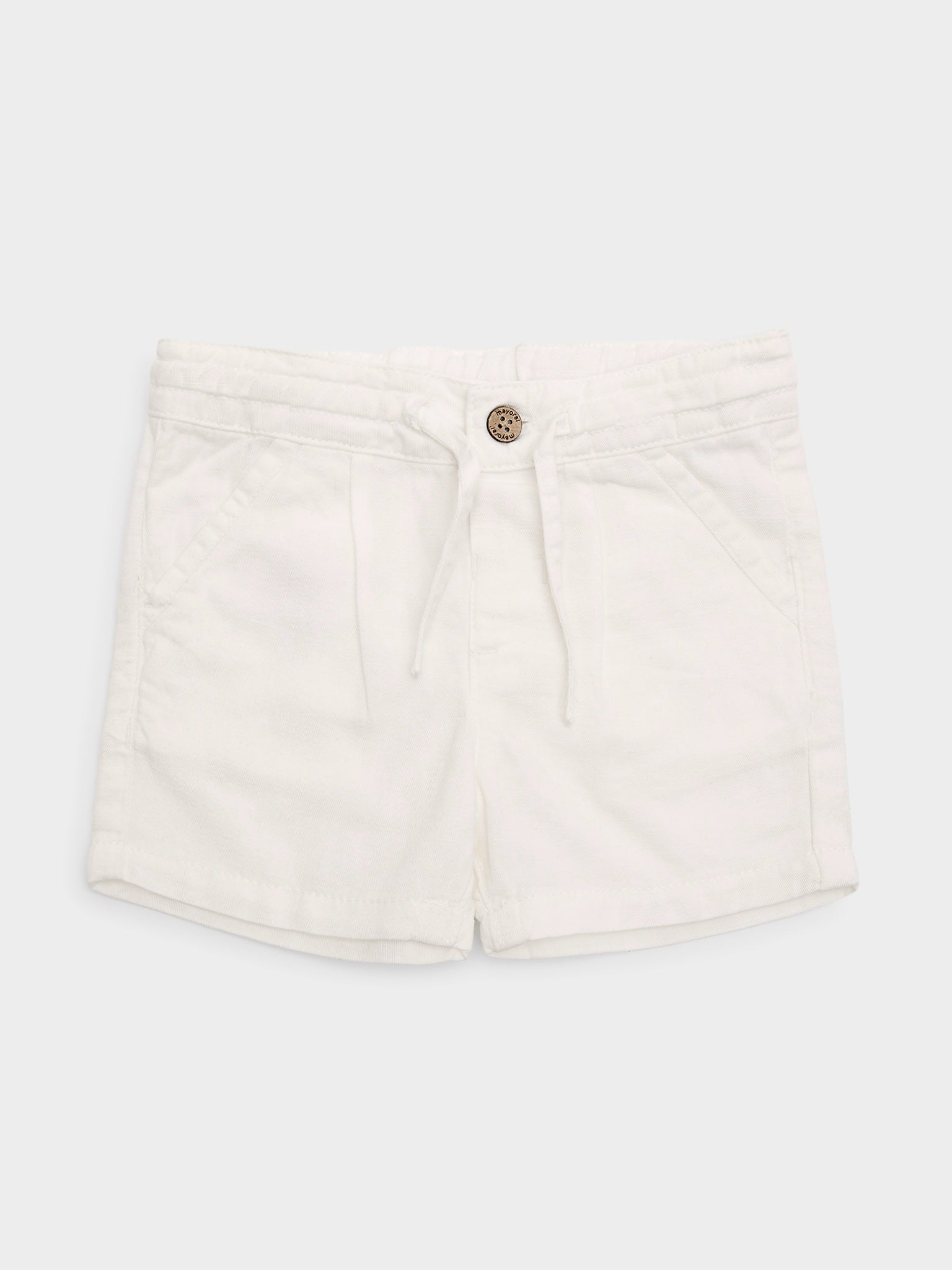 Mayoral Baby Boys' Linen Bermuda Short - Saint Bernard
