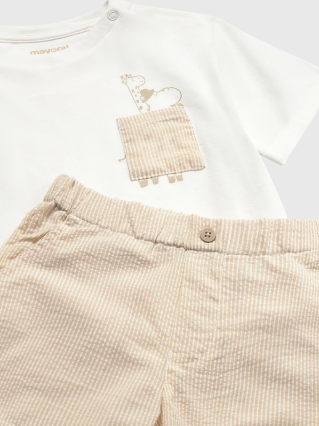Mayoral Baby Boys' Short & T-Shirt Set - Saint Bernard