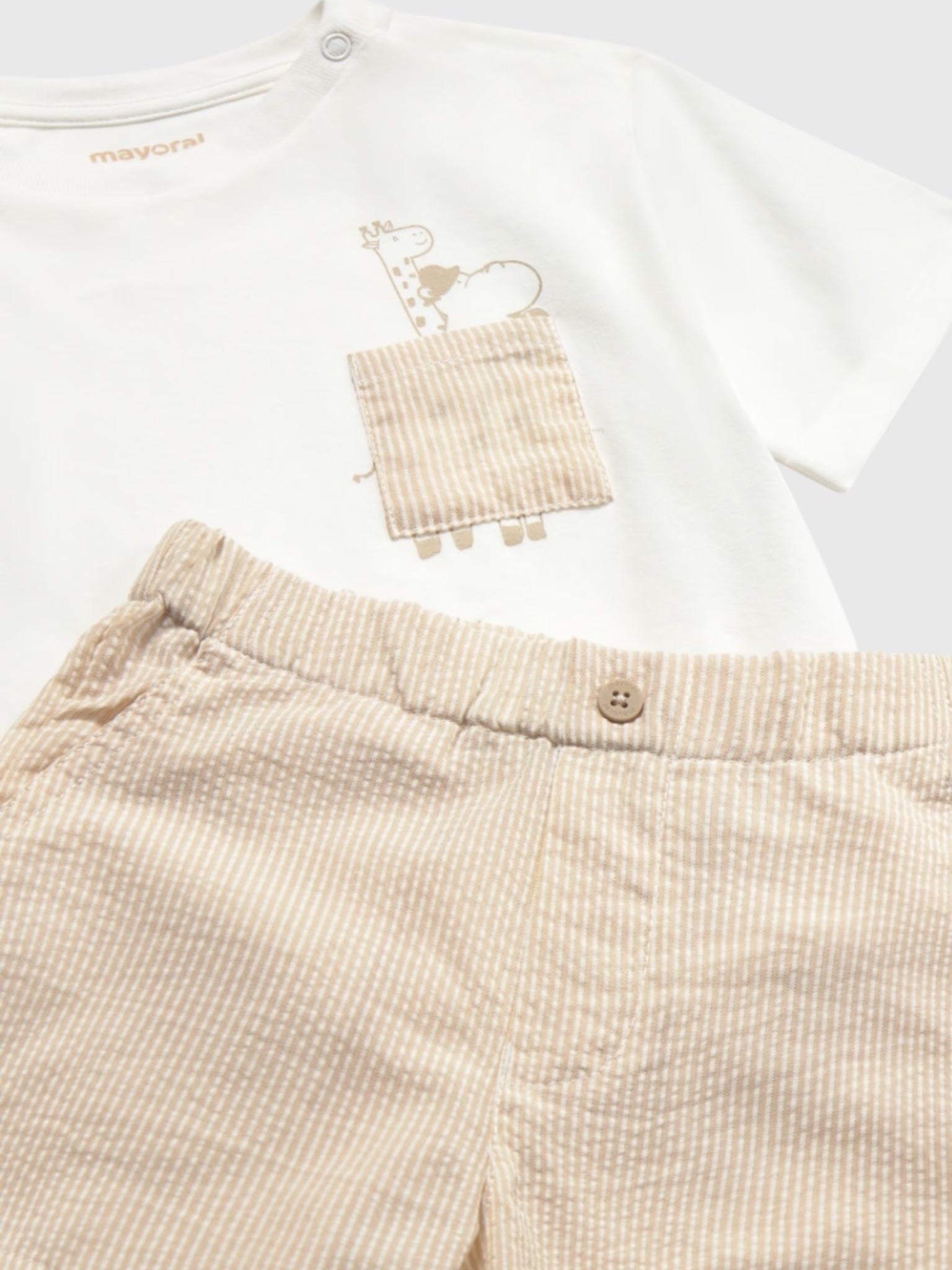 Mayoral Baby Boys' Short & T-Shirt Set - Saint Bernard