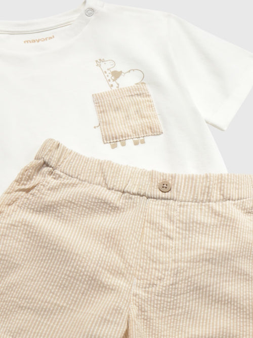 Mayoral Baby Boys' Short & T-Shirt Set