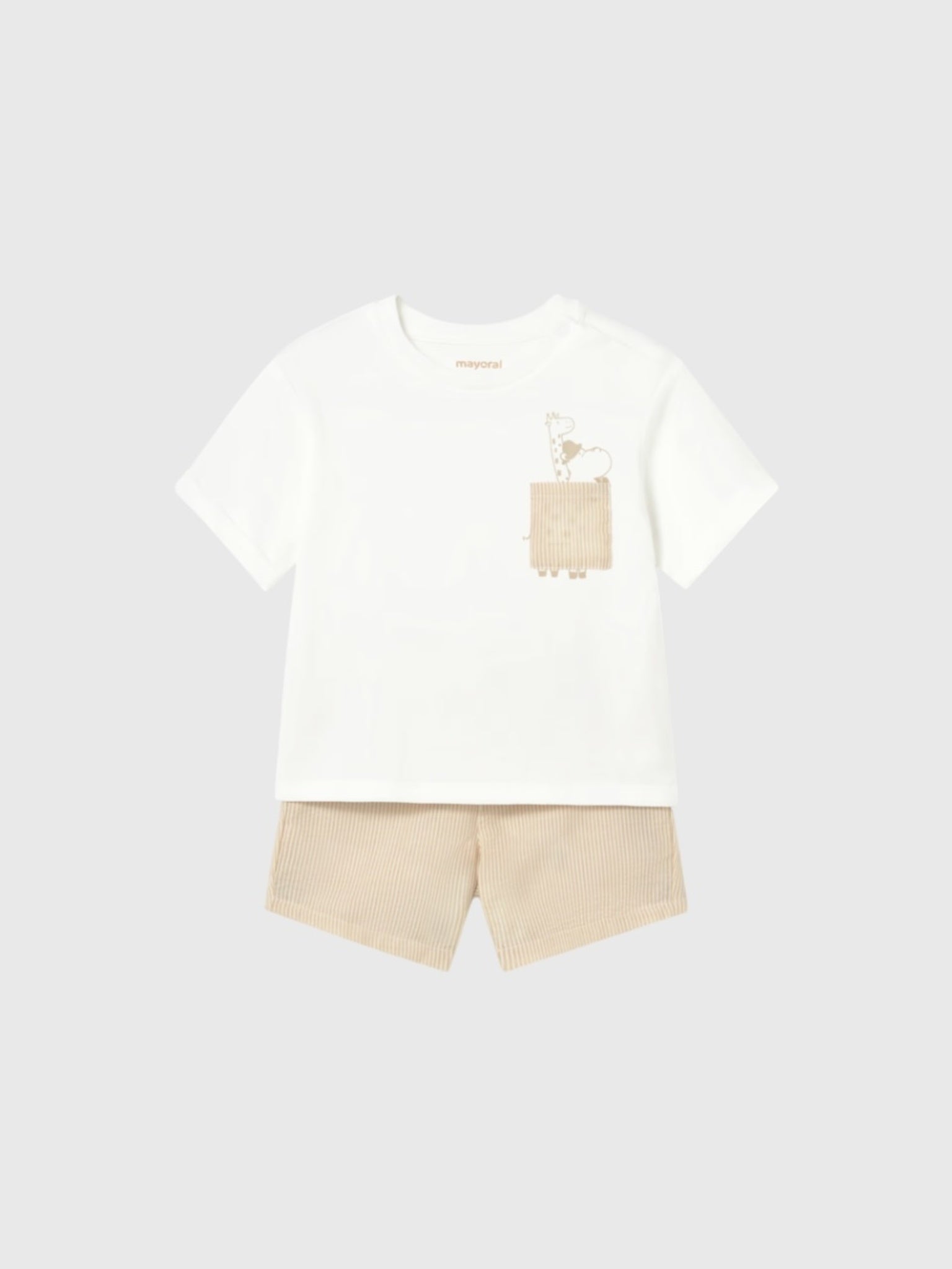 Mayoral Baby Boys' Short & T-Shirt Set - Saint Bernard