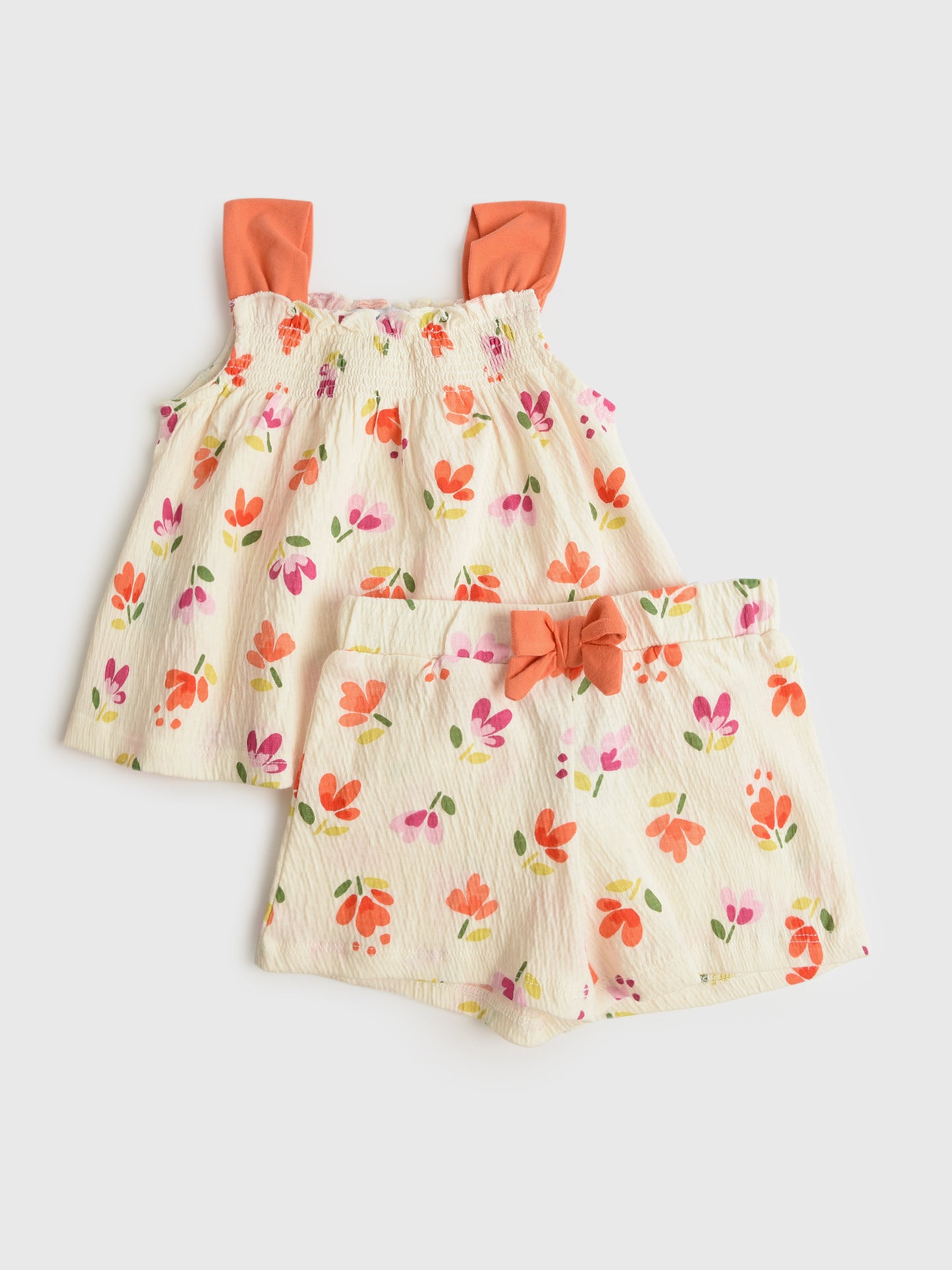 Mayoral Baby Girls' Bambula Short Set - Saint Bernard