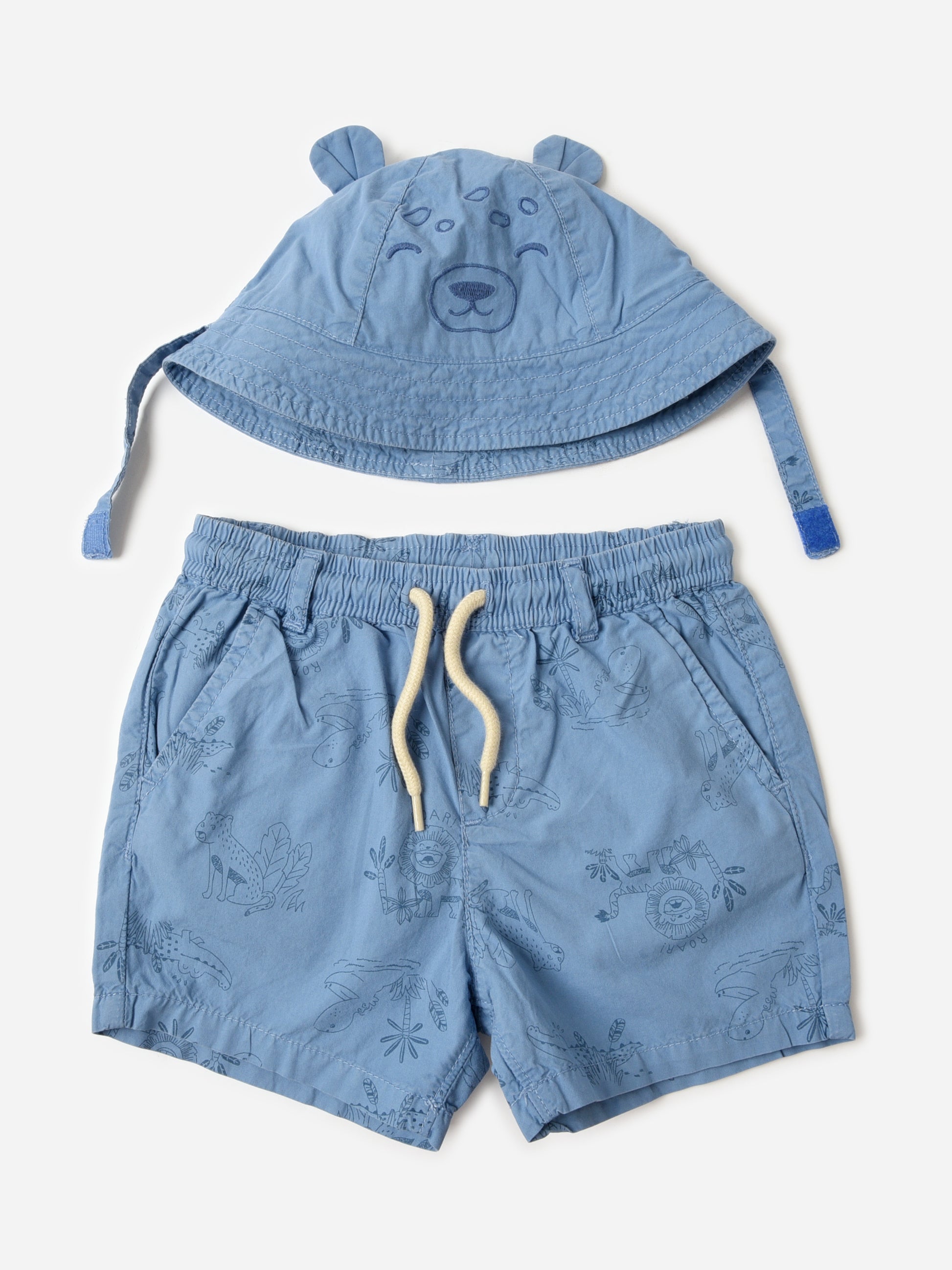 Mayoral Baby Boys' Bermuda Short + Hat Set - Saint Bernard