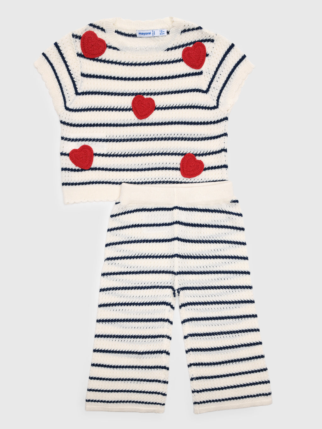 Mayoral Baby Girls' Knit Pant Set - Saint Bernard