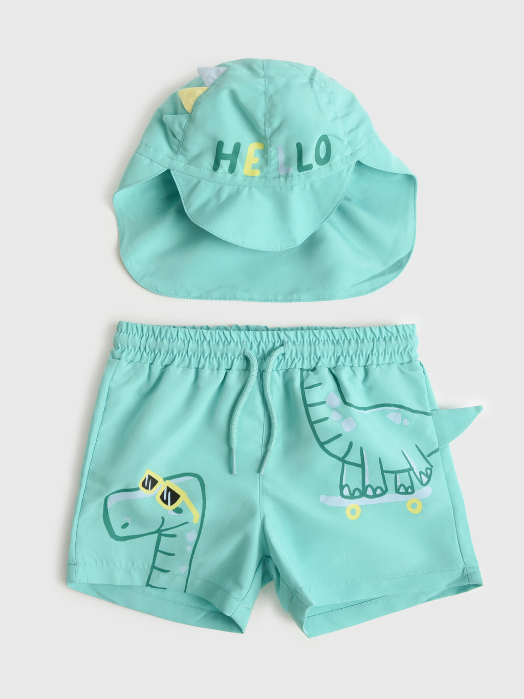 Mayoral Baby Boys' Swim Short + Hat - Saint Bernard