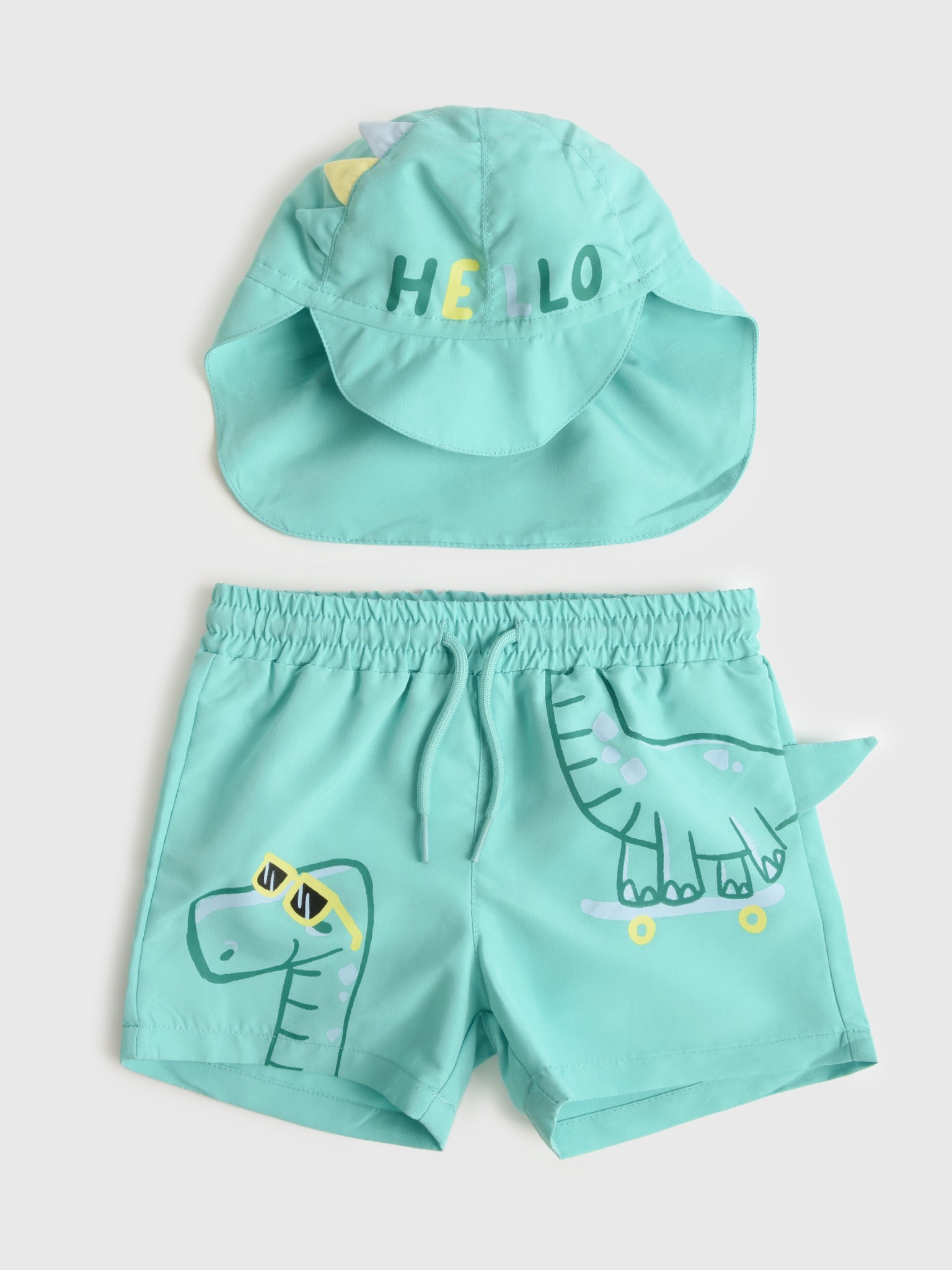 Mayoral Baby Boys' Swim Short + Hat - Saint Bernard