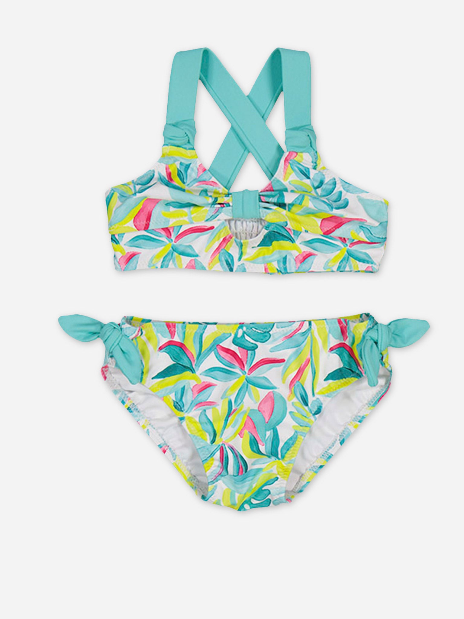 Mayoral Baby Girls' Printed Bikini Set - Saint Bernard