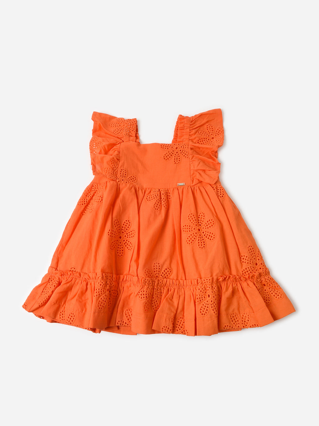 Mayoral Baby Girls' Embroidered Dress - Saint Bernard