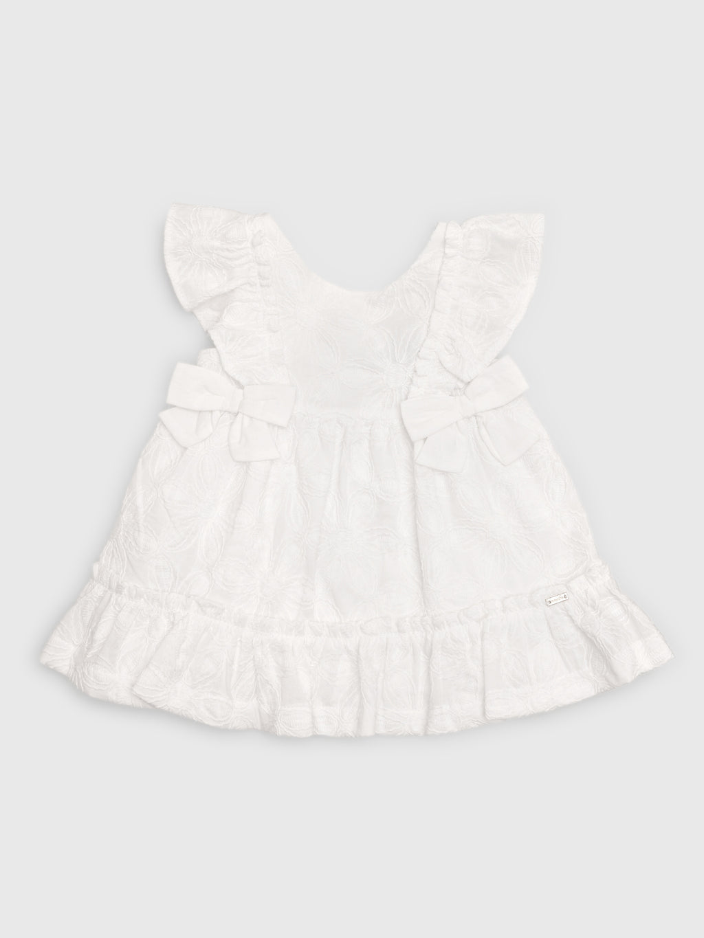Mayoral Baby Girls' Embroidered Dress - Saint Bernard