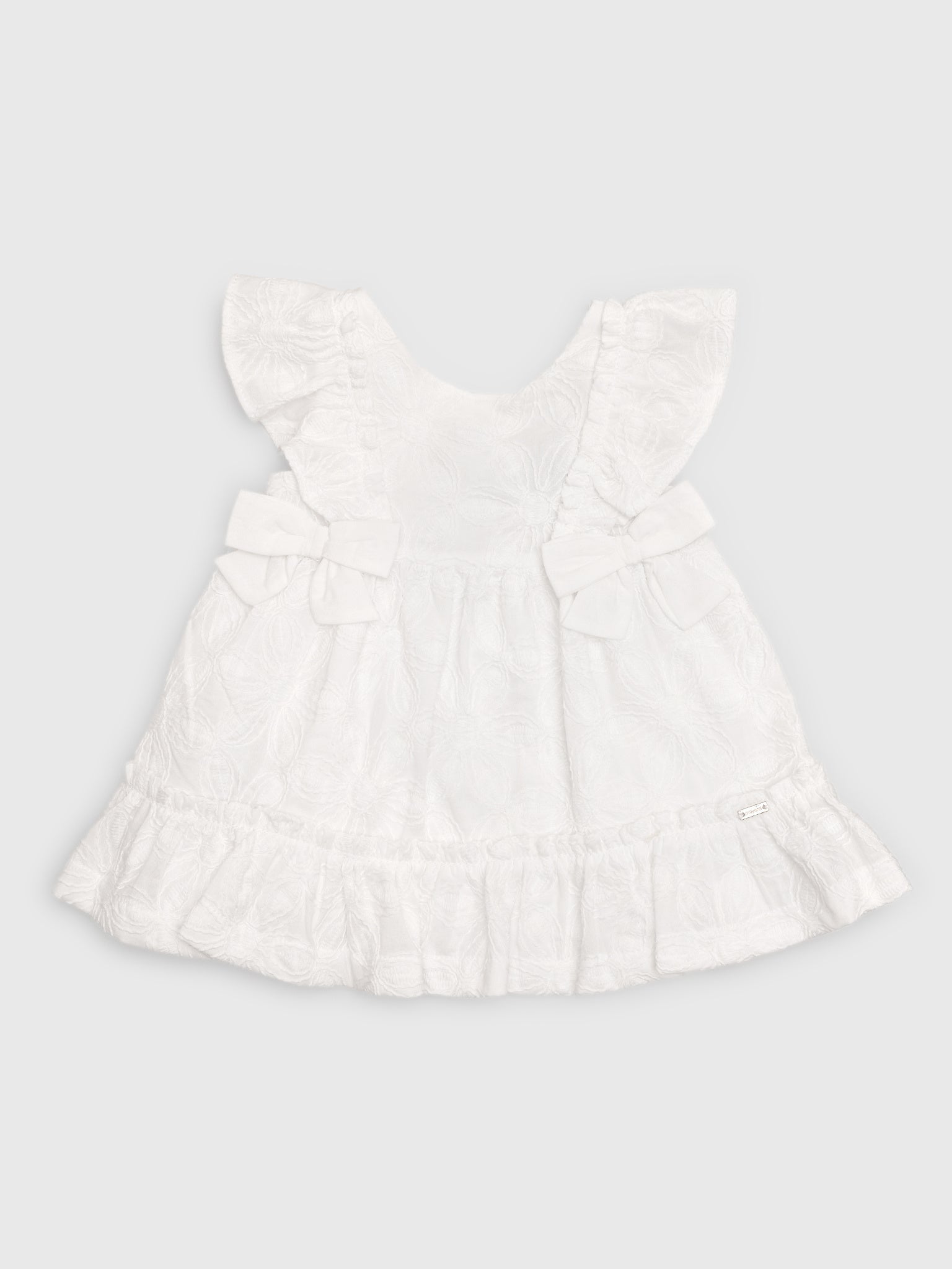 Mayoral Baby Girls' Embroidered Dress - Saint Bernard