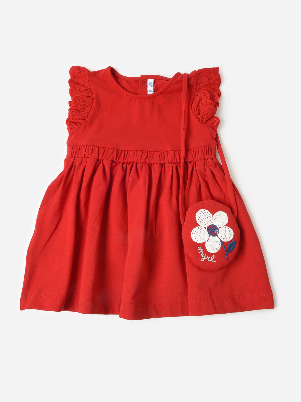 Mayoral Baby Girls' Gathered Dress - Saint Bernard