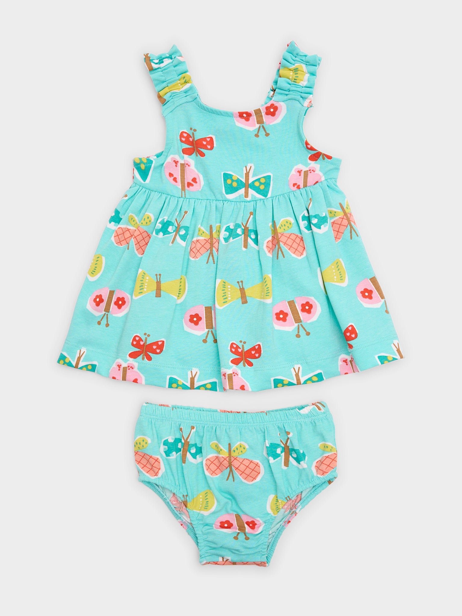 Mayoral Baby Girls' Printed Dress Set - Saint Bernard