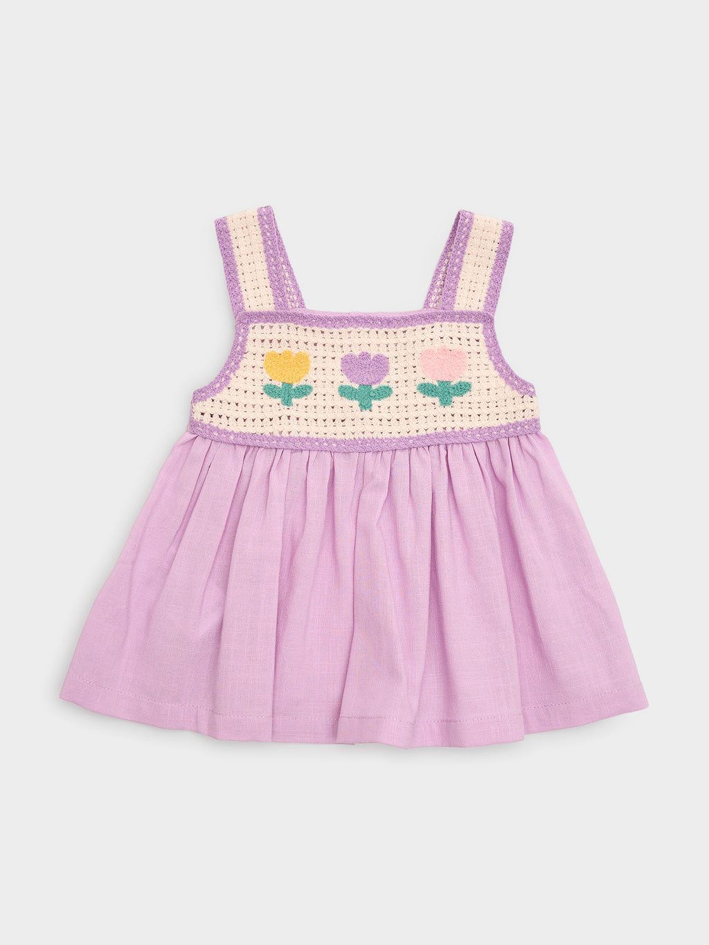 Mayoral Baby Girls' Crochet Dress - Saint Bernard