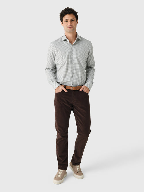 Maria Santangelo Men's Gingham Woven Shirt