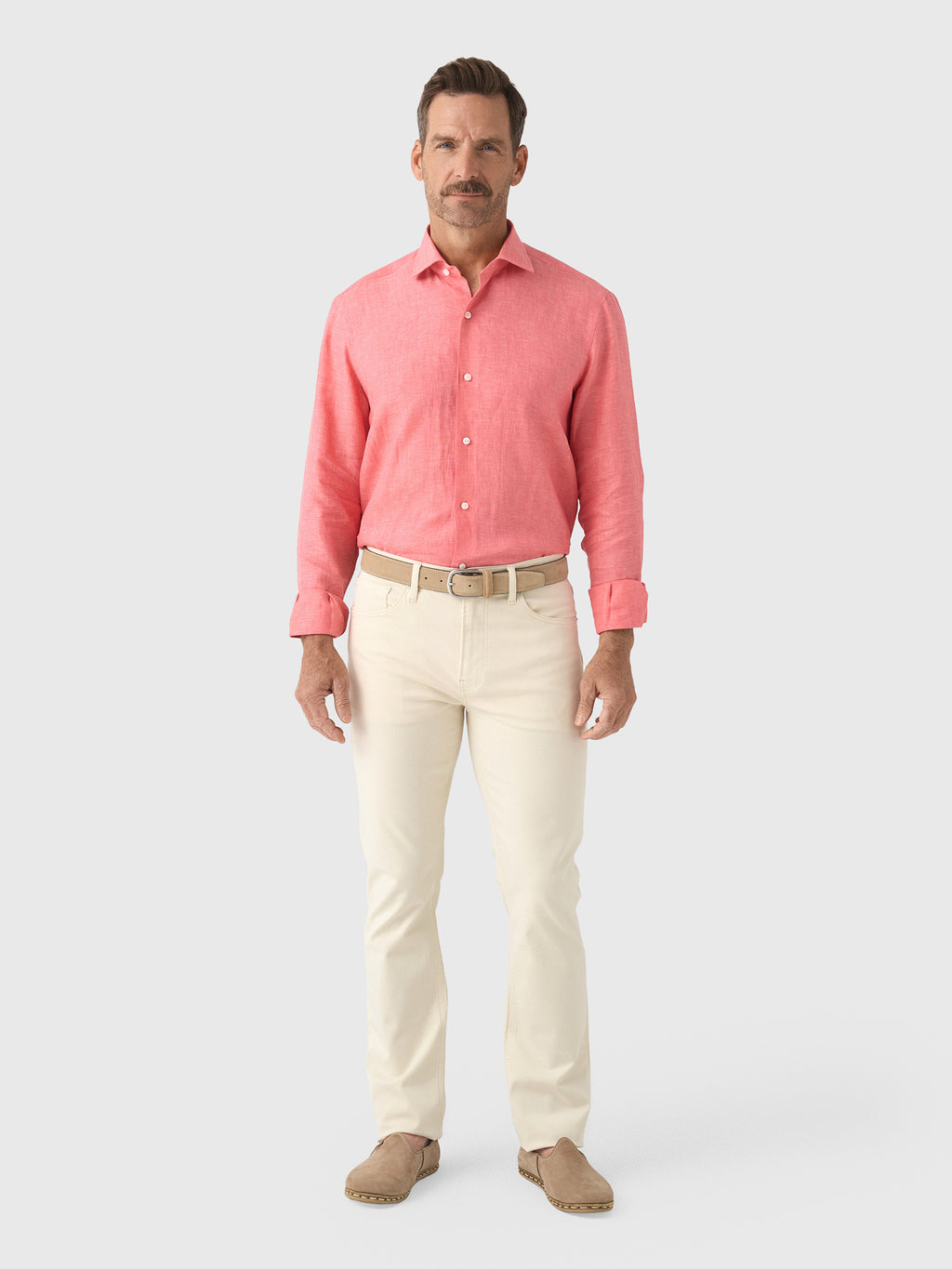 Maria Santangelo Men's Woven Shirt - Saint Bernard