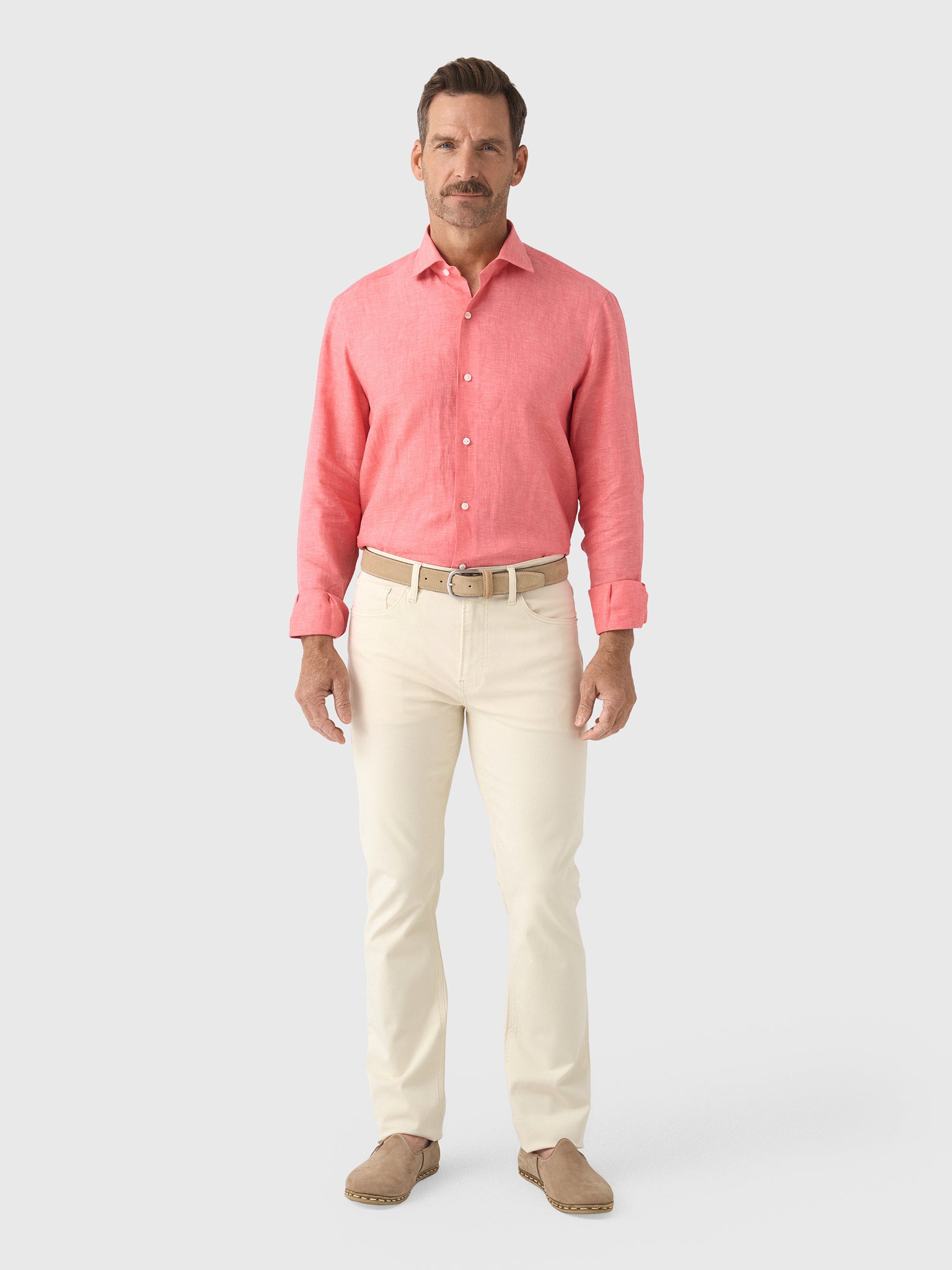 Maria Santangelo Men's Woven Shirt - Saint Bernard