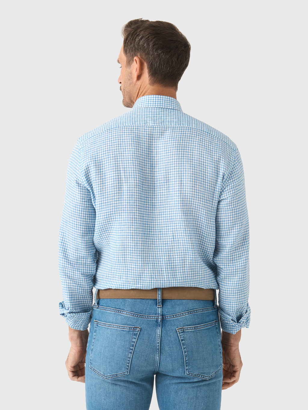 Maria Santangelo Men's Check Woven Shirt - Saint Bernard