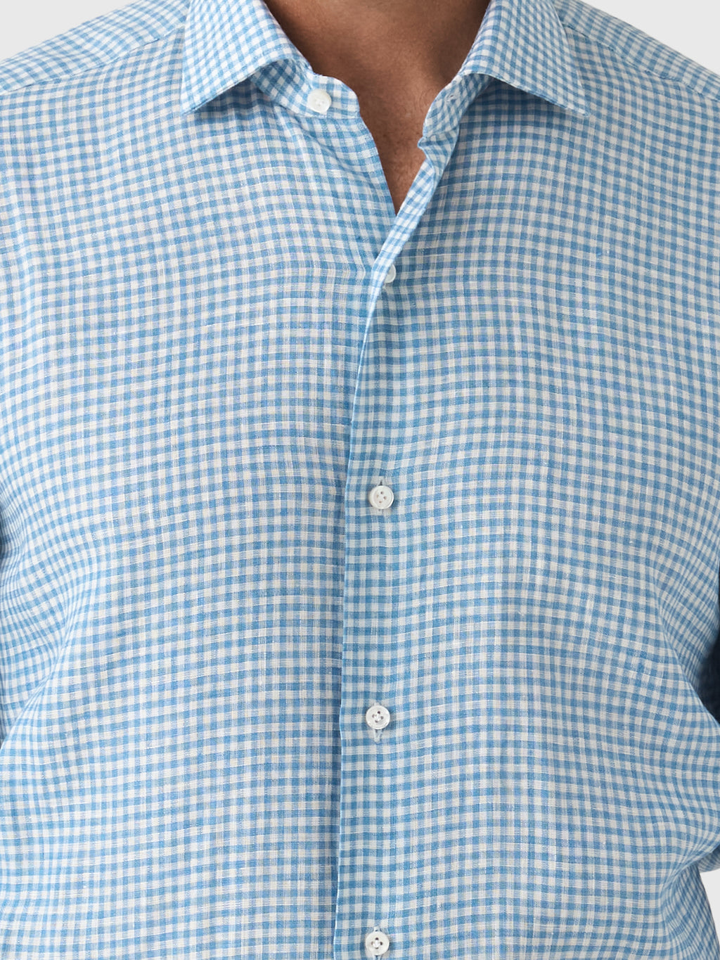 Maria Santangelo Men's Check Woven Shirt - Saint Bernard