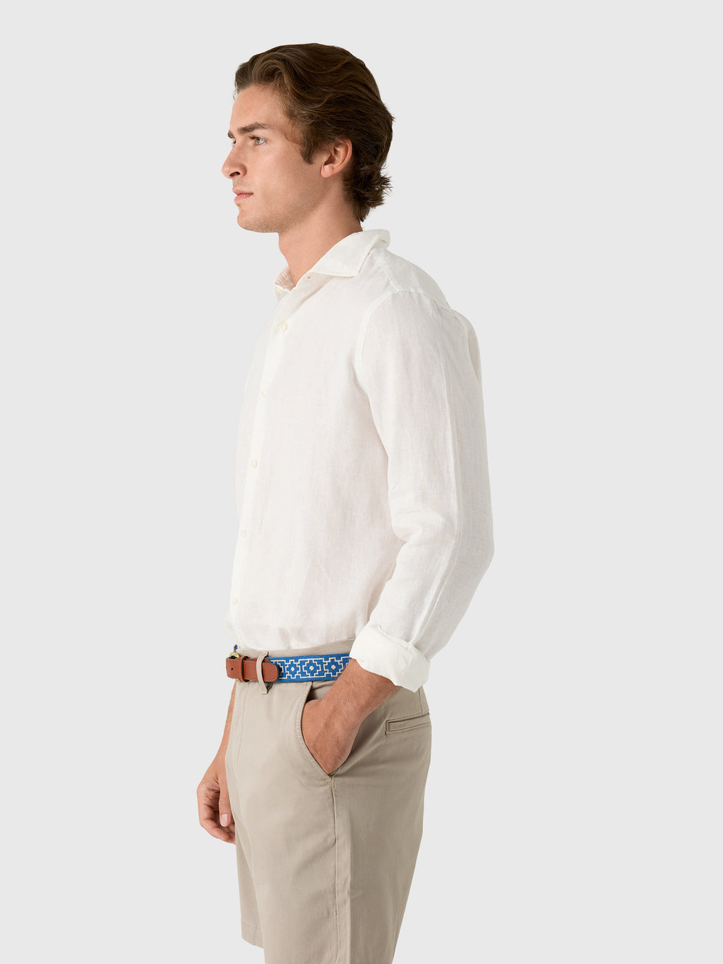Maria Santangelo Men's Woven Shirt - Saint Bernard