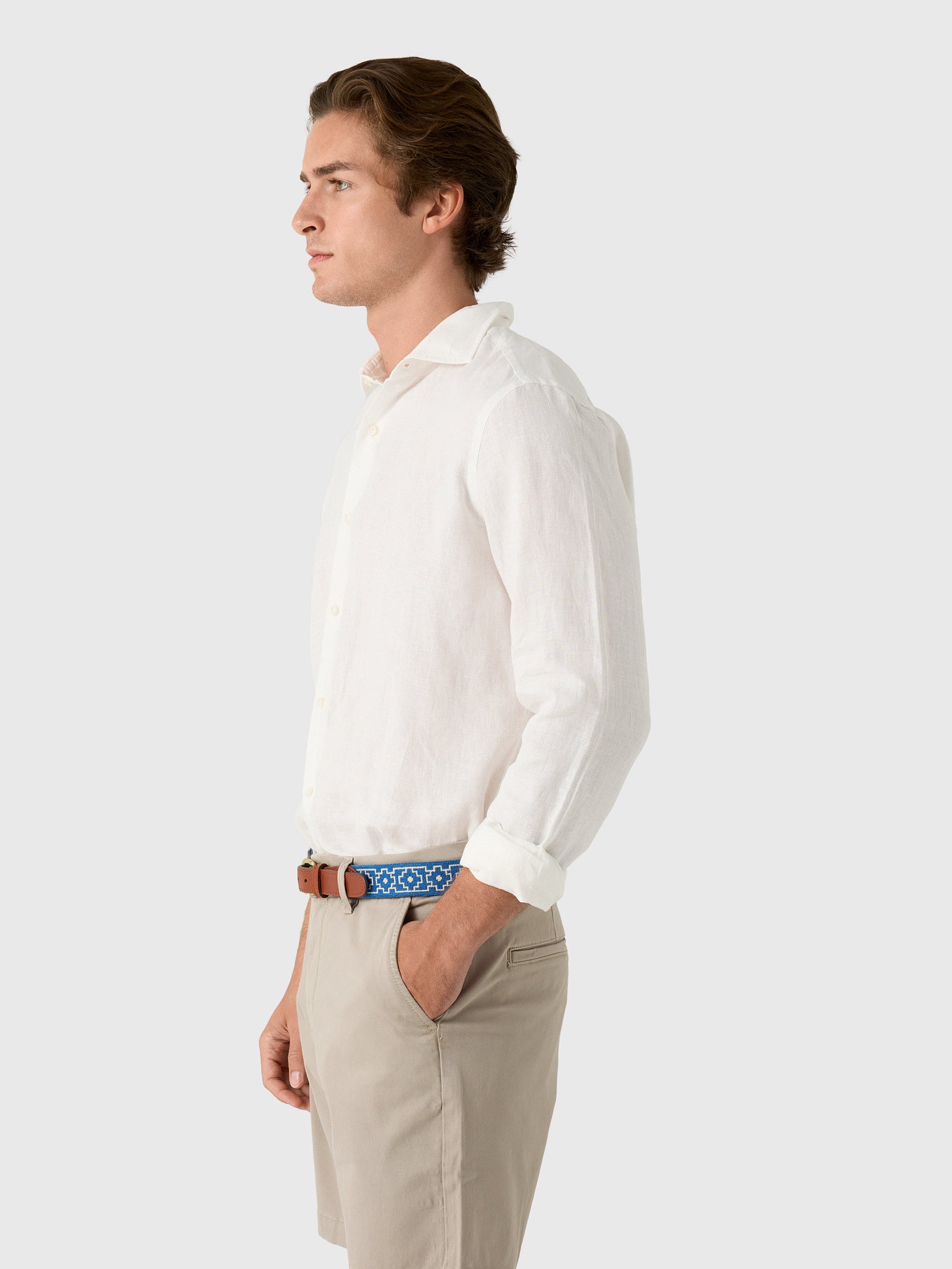 Maria Santangelo Men's Woven Shirt - Saint Bernard