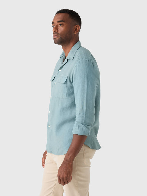 Maria Santangelo Men's Woven Camp Shirt