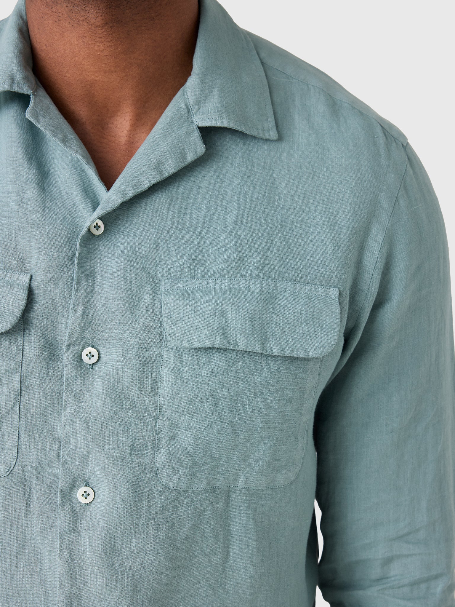 Maria Santangelo Men's Woven Camp Shirt - Saint Bernard