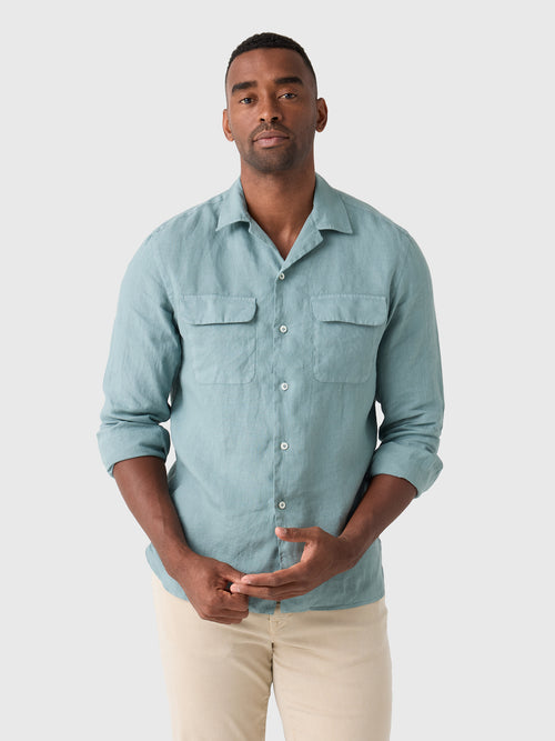 Maria Santangelo Men's Woven Camp Shirt
