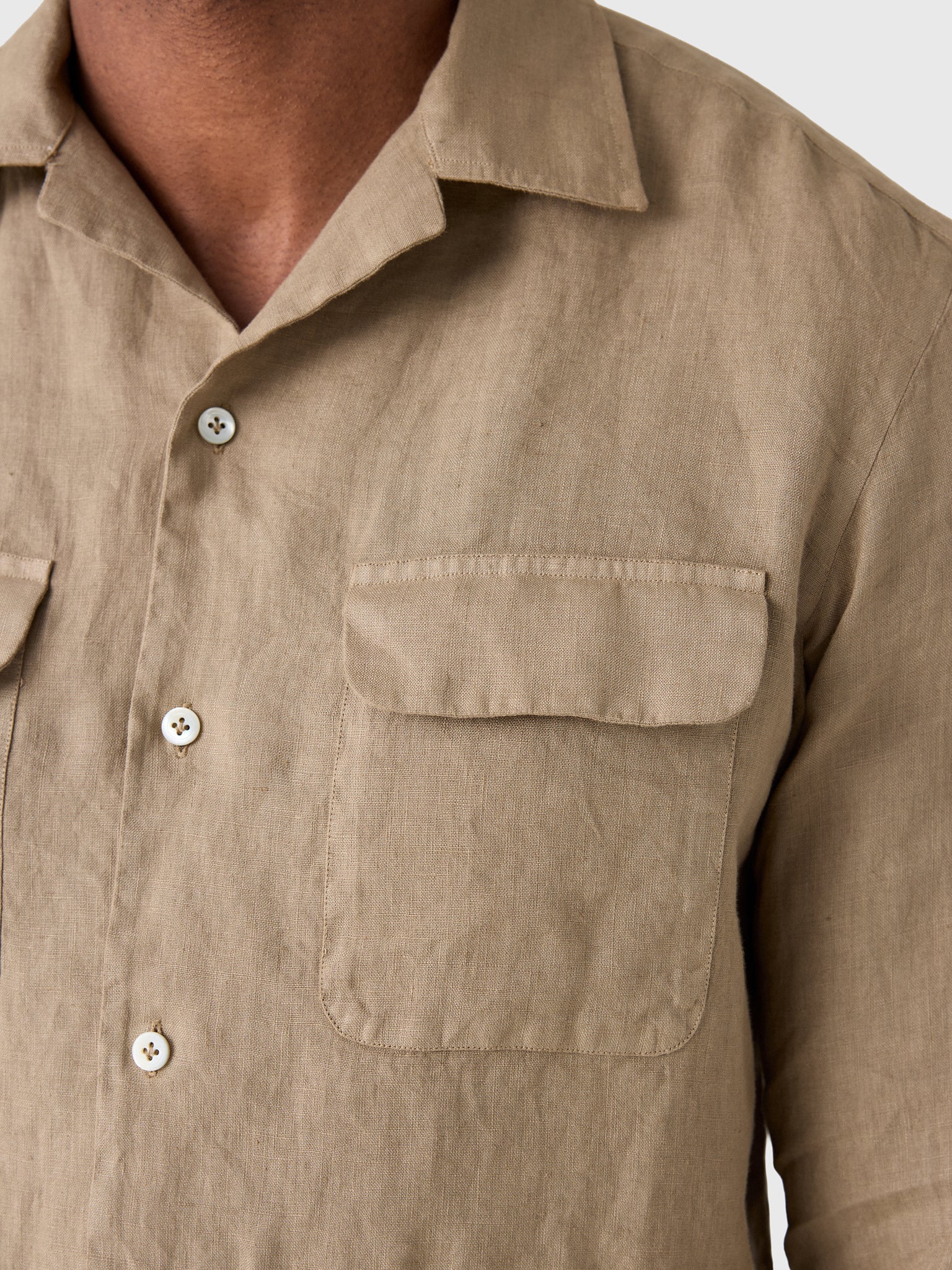 Maria Santangelo Men's Woven Camp Shirt - Saint Bernard