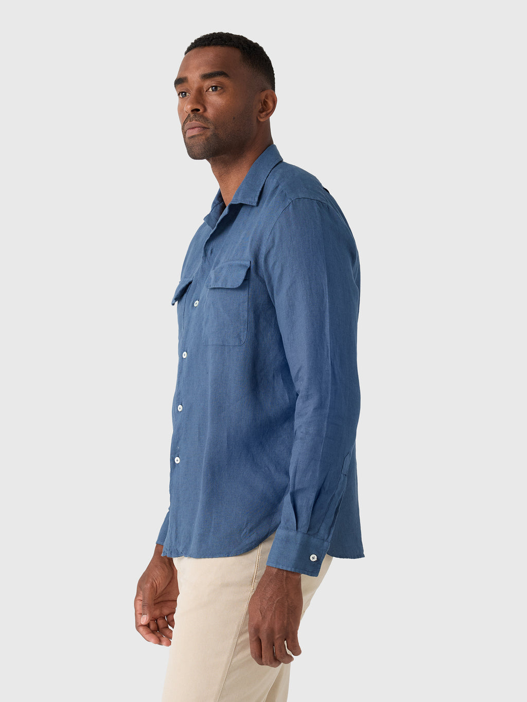 Maria Santangelo Men's Woven Camp Shirt - Saint Bernard