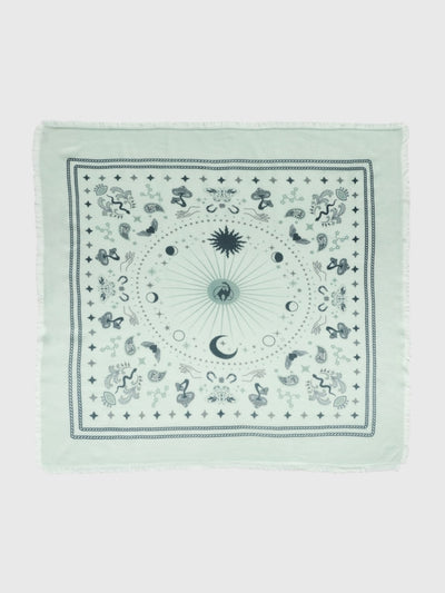 Freya Women's Cosmic Rodeo Cashmere Bandana Sweater Wrap - Saint Bernard