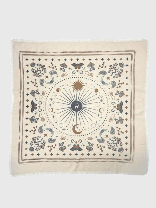 Freya Women's Cosmic Rodeo Cashmere Bandana Sweater Wrap