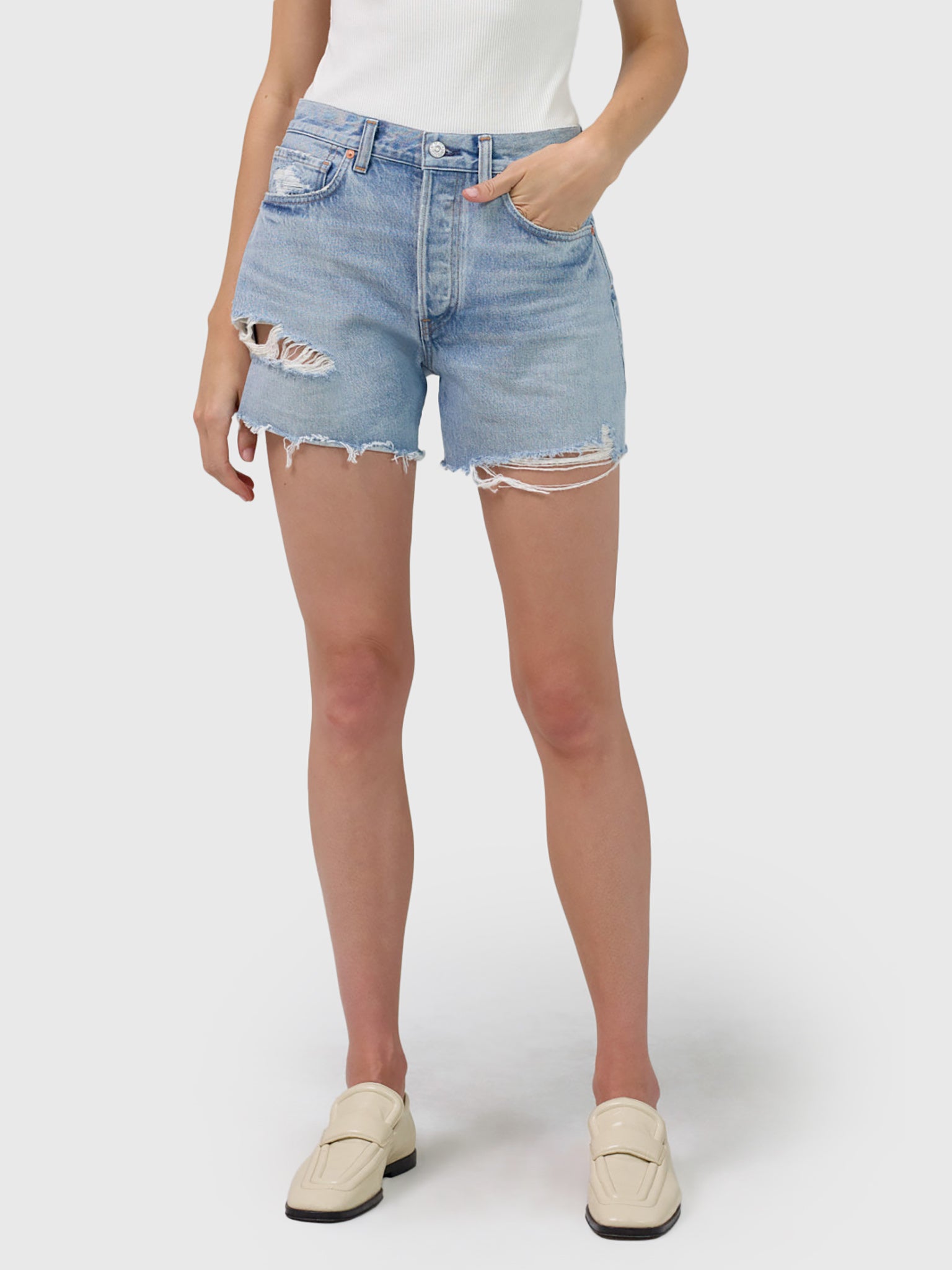 Citizens Of Humanity Women's Annabelle Long Short - Saint Bernard