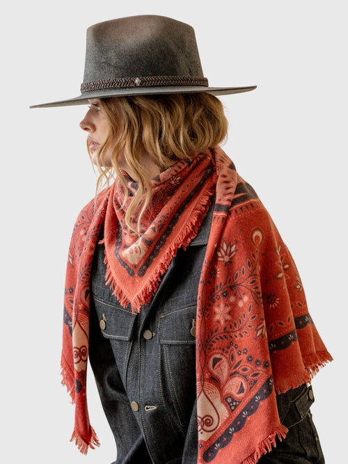 Freya Women's Celestial Bird Cashmere Bandana Sweater Wrap