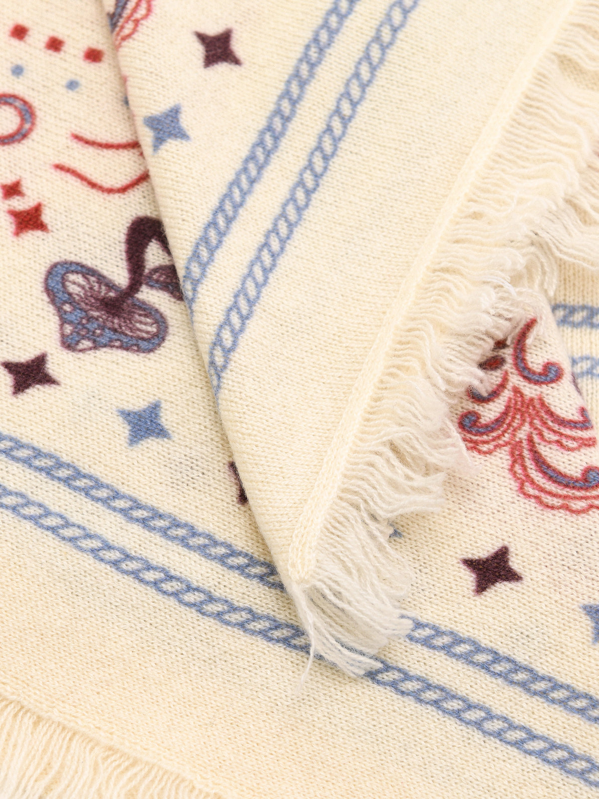 Freya Women's Mini Cosmic Rodeo Cashmere Bandana Scarf - Saint Bernard