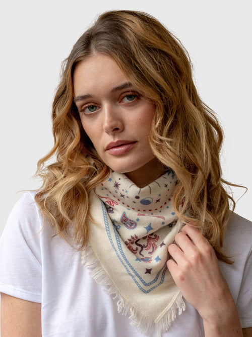 Freya Women's Mini Cosmic Rodeo Cashmere Bandana Scarf