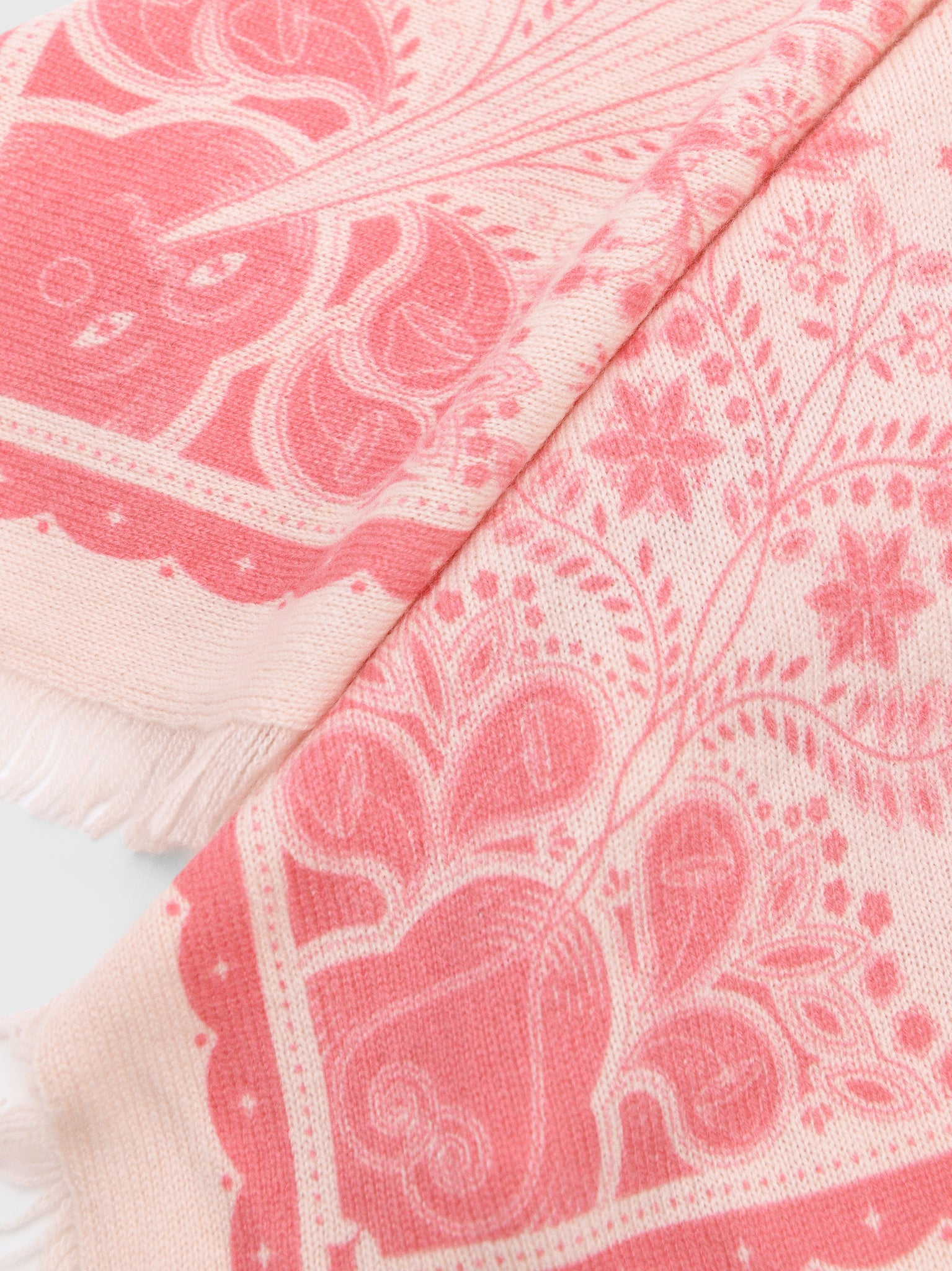 Freya Women's Mini Celestial Bird Cashmere Bandana Scarf - Saint Bernard
